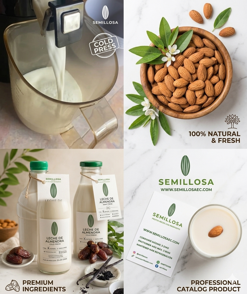 Leche de Almendras NATURAL - Imagen 2