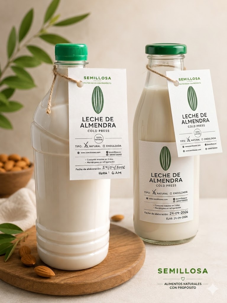 Leche de Almendras NATURAL
